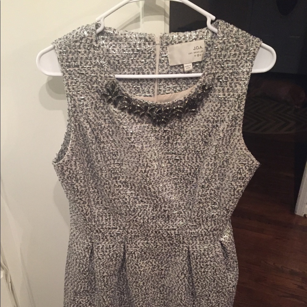 J.O.A size small silver party dress